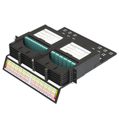 מארז סיבים בצפיפות גבוהה 2U עם קלטות 2U High Density Fiber Enclosure With Cassettes