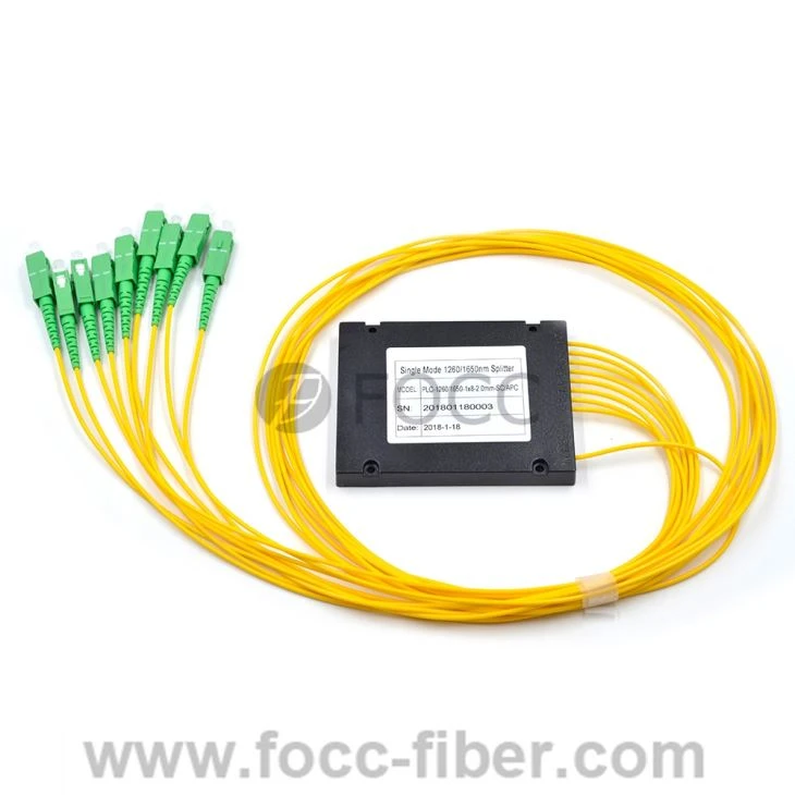 1x8 PLC ספליטר ABS Box, SCAPC