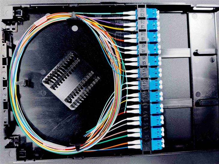 2U High Density Fiber Enclosure With Cassettes